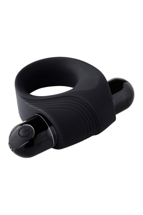 RAMROD VIBRATING COCKRING WITH BIG BULLET BLACK RAMROD VIBRATING COCKRING WITH BIG BULLET BLACK