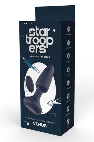 STAR TROOPER VENUS ROTATING ANAL PLUG WITH REMOTE