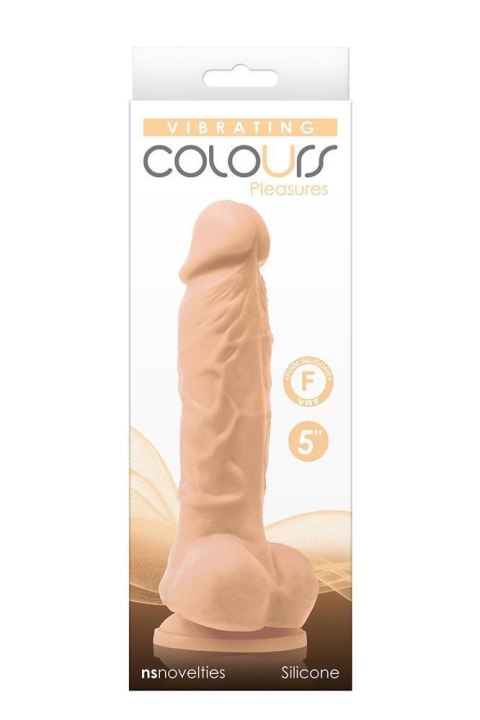 COLOURS PLEASURES VIBE 5" DILDO FLESH