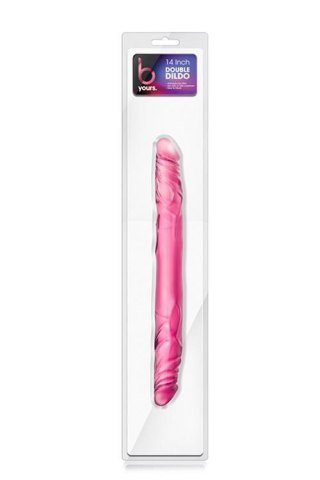 B YOURS 14INCH DOUBLE DILDO PINK