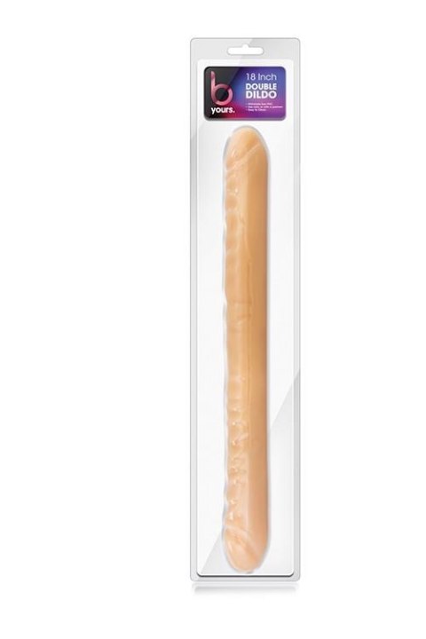 B YOURS 18INCH DOUBLE DILDO BEIGE