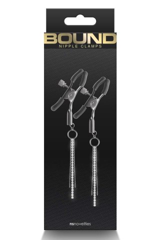 BOUND NIPPLE CLAMPS D3 GUNMETAL