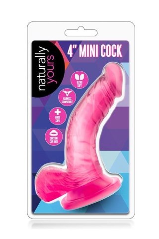 NATURALLY YOURS 4INCH MINI COCK PINK