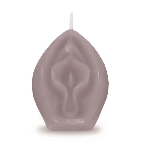 Świeczka Eden's Candle - Vanilla Scented Vagina - Taupe