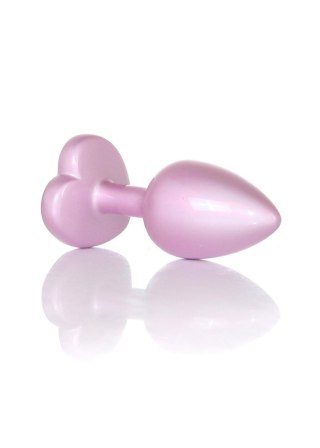 B - Series HeavyFun Plug-Jewellery Pearl Pink Heart PLUG- Clear S