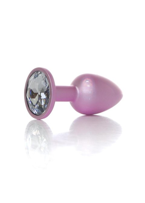 B - Series HeavyFun Plug-Jewellery Pearl Pink PLUG- Clear S B - Series HeavyFun Plug-Jewellery Pearl Pink PLUG- Clear S
