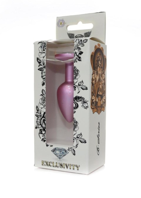 B - Series HeavyFun Plug-Jewellery Pearl Pink PLUG- Clear S B - Series HeavyFun Plug-Jewellery Pearl Pink PLUG- Clear S