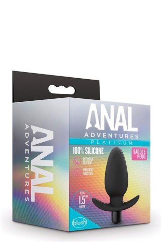 ANAL ADVENTURES SILICONE SADDLE PLUG