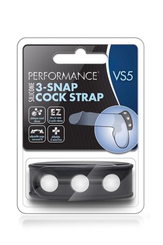 PERFORMANCE VS5 3 SNAP COCK STRAP BLACK