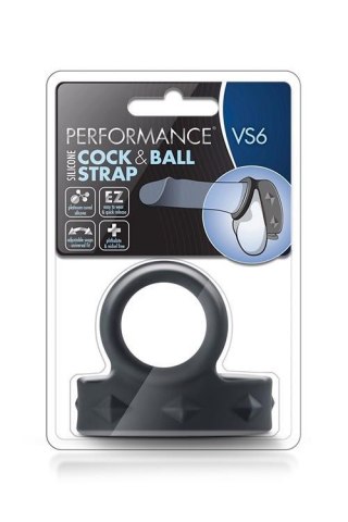 PERFORMANCE VS6 COCK & BALL STRAP BLACK