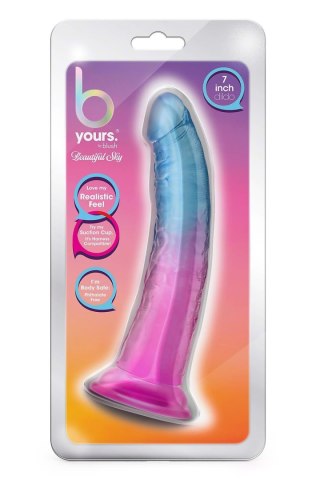 B YOURS BEAUTIFUL SKY 7 INCH DILDO SUNSET