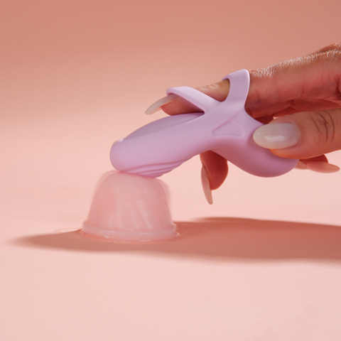 Svakom Echo 2 Pink Lilac - podgrzewany masażer na palec Svakom Echo 2 Pink Lilac - podgrzewany masażer na palec