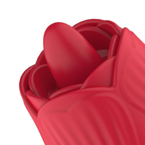 Teazers Rose Wibrator z dildo