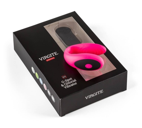 Virgite E12 Pink – Wibrator dla par z pilotem i stymulacją punktu G oraz łechtaczki