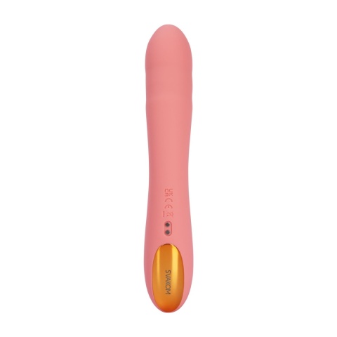 Svakom Ava Neo Peach Pink – Wibrator z funkcją thrustingu i aplikacją