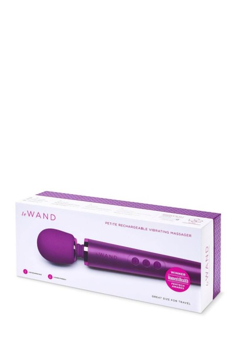 LE WAND PETITE RECHARGEABLE VIBRATING MASSAGER CHERRY LE WAND PETITE RECHARGEABLE VIBRATING MASSAGER CHERRY