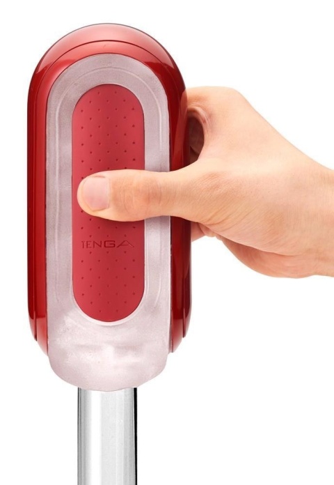 Tenga Flip Zero Red Warmer Set – Zestaw z Masturbatorem i Bazą Grzewczą
