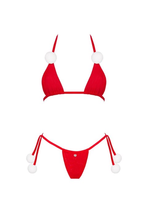 Biustonosz Bobble Girl wiązany na szyi - zbliżenie na detale.