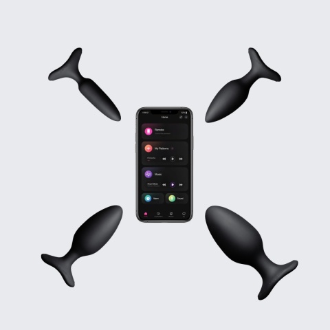 Korek analny Lovense Hush 2 sterowany aplikacją na smartfonie – globalna kontrola przyjemności.