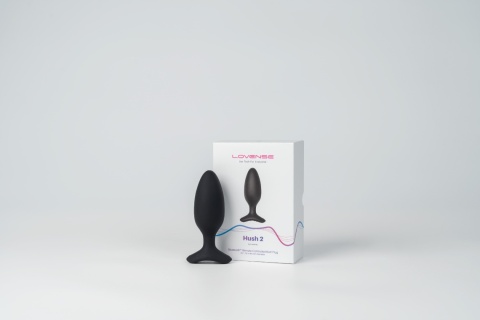 Aksamitnie gładka i bezpieczna dla ciała powierzchnia silikonowa korka Lovense Hush 2 44mm.