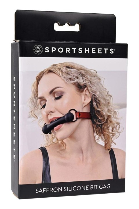 SPORTSHEETS SAFFRON SILICONE BIT GAG