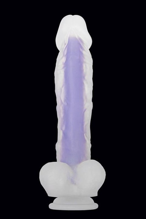 EVOLVED LUMINOUS DILDO STUD PURPLE