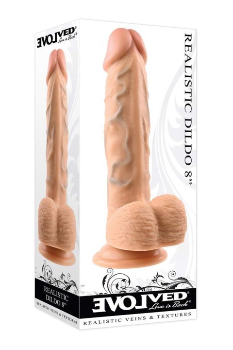 EVOLVED REALISTIC DILDO, LIGHT 20.3 cm