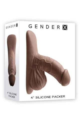 GENDER X 4" SILICONE PACKER DARK