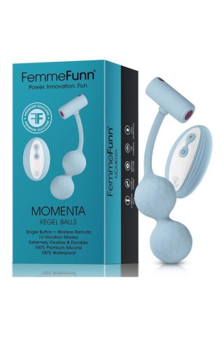 FEMMEFUNN MOMENTA KEGEL BALLS LIGHT BLUE