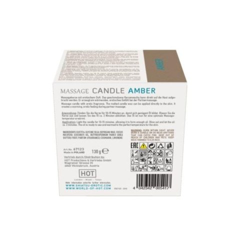 Świeca-Shiatsu Massage Candle Amber 130g.