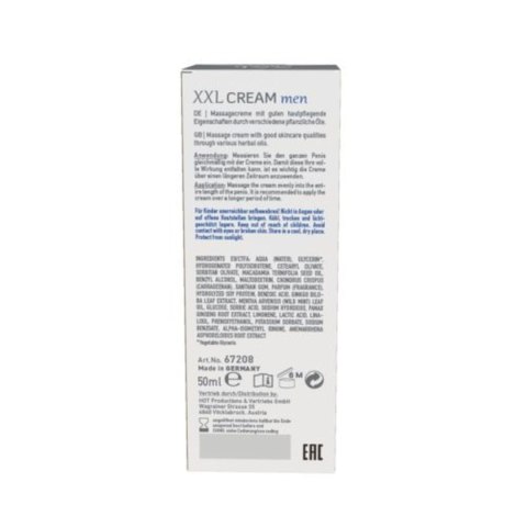 Żel/sprej-XXL CREAM MEN BIG LOVE 50ml.