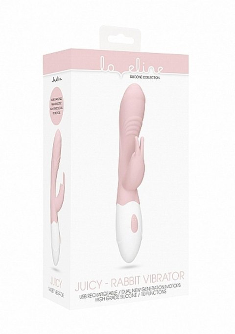 Rabbit Vibrator - Juicy - Pink