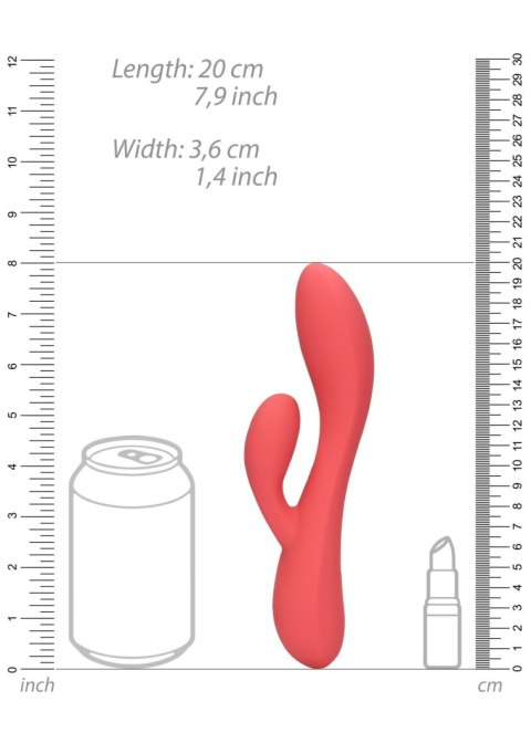 Smooth Ultra Soft Silicone Rabbit Vibrator - Astro Dust