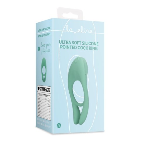 Ultra Soft Silicone Pointed Cock Ring