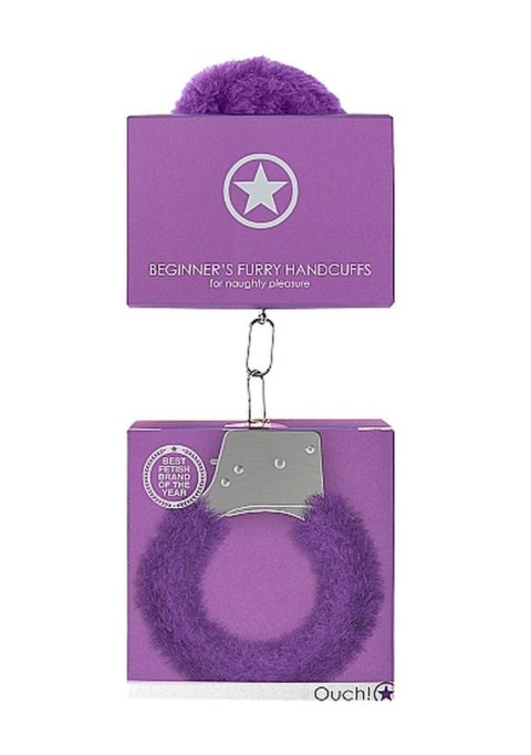 Beginner""s Handcuffs Furry - Purple