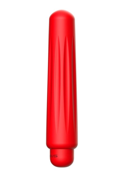 Delia - ABS Bullet With Sleeve - 10-Speeds - Red