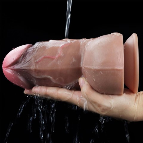 7.0'' Dual Layered Platinum Silicone Cock