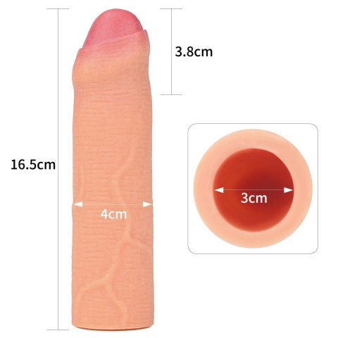 Add 1"" Revolutionary Silicone Nature Extender Uncircumcised