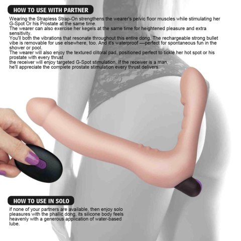 Rechargeable IJOY Strapless Strap on