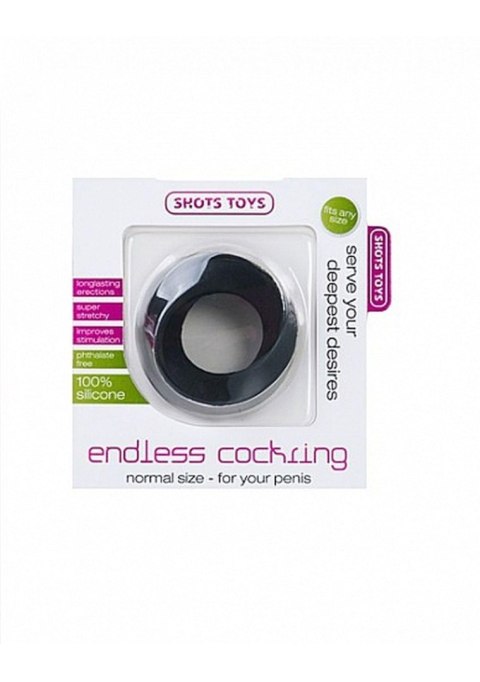 Endless Cockring - Regular - Black