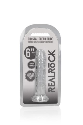 Straight Realistic Dildo with Suction Cup - 6'' / 14,5