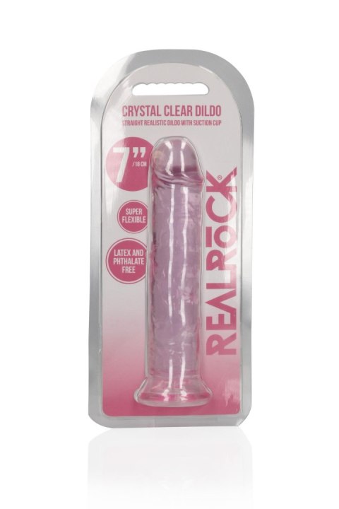 Straight Realistic Dildo with Suction Cup - 7'' / 18