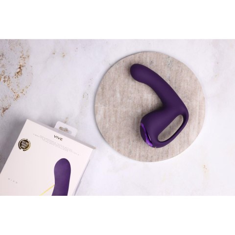 Riko - Rechargeable Triple Action Vibrator with Advanced Finger Motion & Pulse Wave Stimulator - Purple