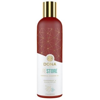 Dona - Essential Massage Oil Restore Peppermint & Eucalyptus 120 ml