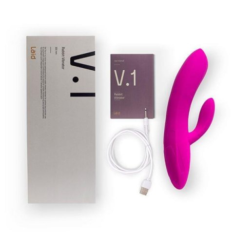 Laid - V.1 Silicone Rabbit Vibrator Pink