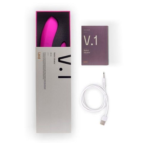 Laid - V.1 Silicone Rabbit Vibrator Pink