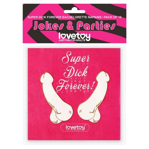 Super Dick Forever Bachelorette Paper Napkins(Pack of 10) Super Dick Forever Bachelorette Paper Napkins(Pack of 10)
