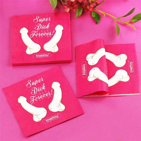 Super Dick Forever Bachelorette Paper Napkins(Pack of 10) Super Dick Forever Bachelorette Paper Napkins(Pack of 10)