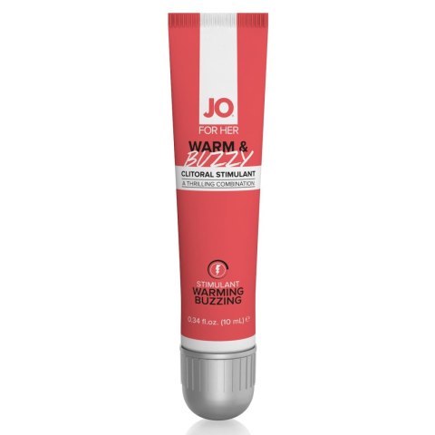 System JO - For Her Clitoral Stimulant Warming Warm & Buzzy 10 ml