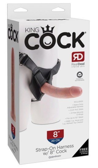 King Cock Strap-On 8 inch